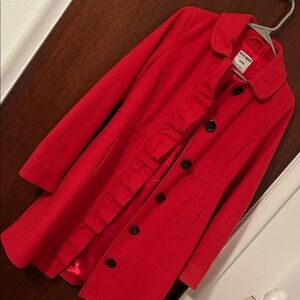 Old Navy Vibrant Red Women’s Pea Coat
